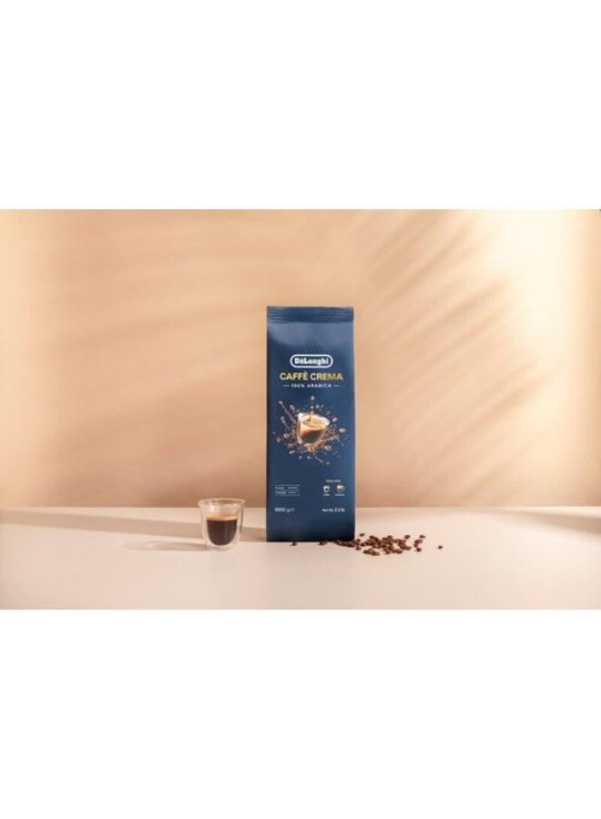 De'Longhi Cafe Crema 100% Arabica Roasted Whole Coffee Beans 1kg, Ideal for Espresso, Cappuccino & Latte Macchiato, For Coffee Machines – DLSC618 - Image 3